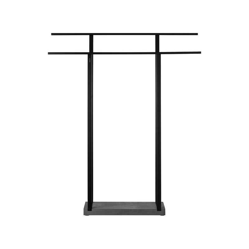 MENOTO Free Standing Towel Rack - Wide - Black