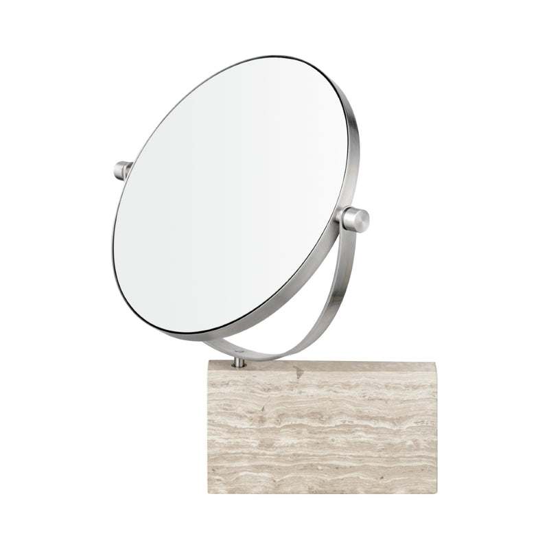 LAMURA Marble Wall-Mounted Vanity Mirror