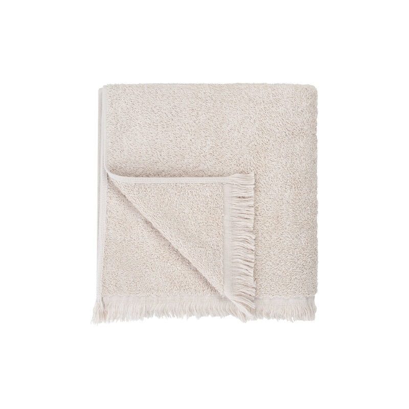 FRINO Fringed Organic Cotton Terry Hand Towel XL 20 x 39