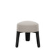 KUON Upholstered Stool with Oak Base