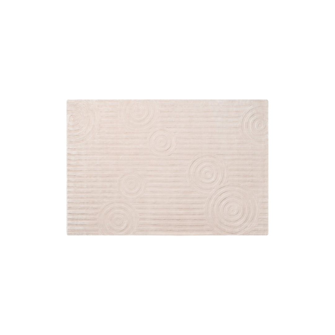 UZU Viscose Area Rug - Beige