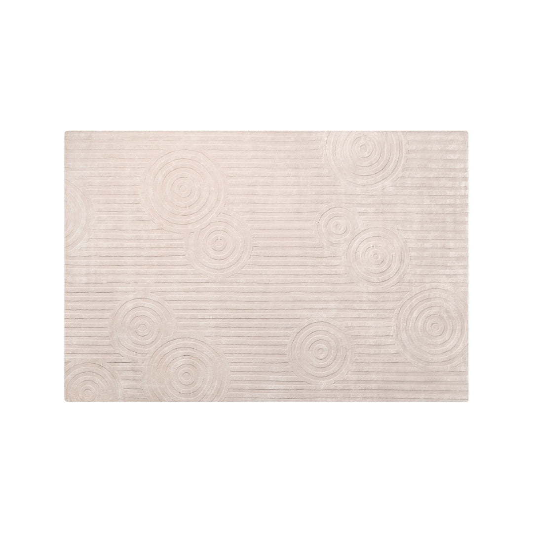 UZU Viscose Area Rug - Beige