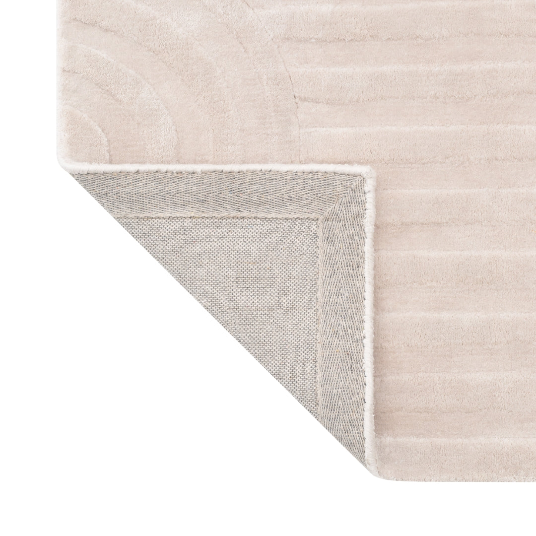 UZU Viscose Area Rug - Beige