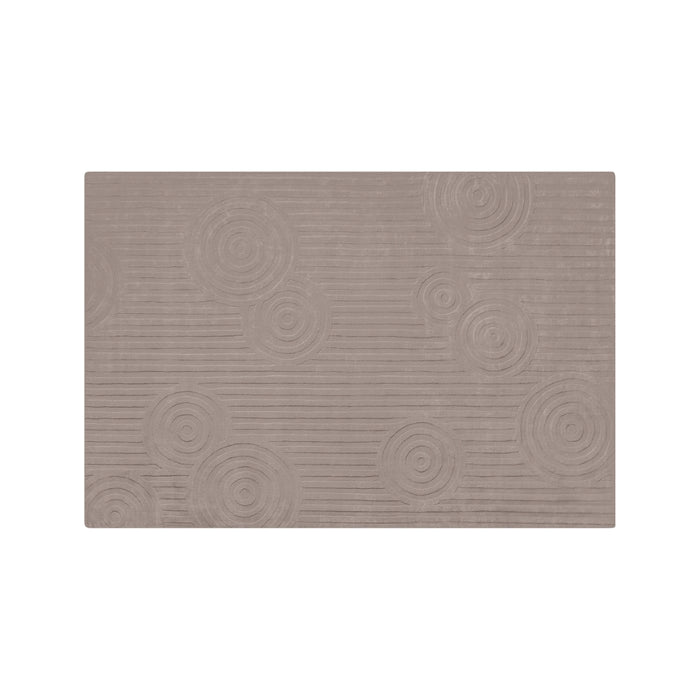 UZU Viscose Area Rug - Taupe