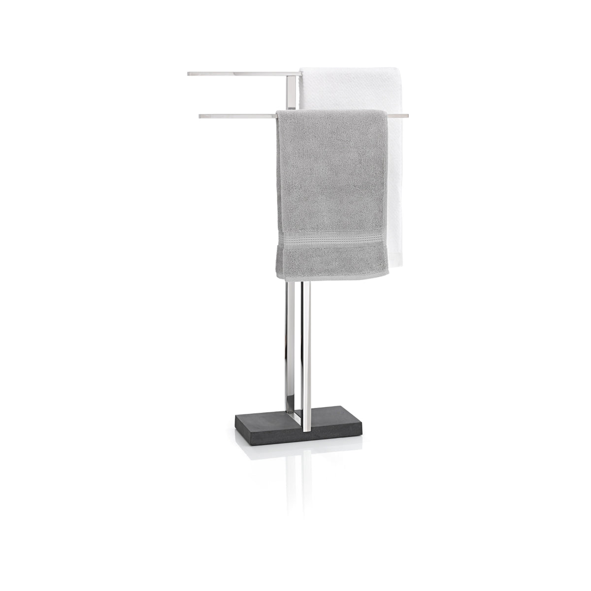 MENOTO Free Standing Towel Rack - Polished