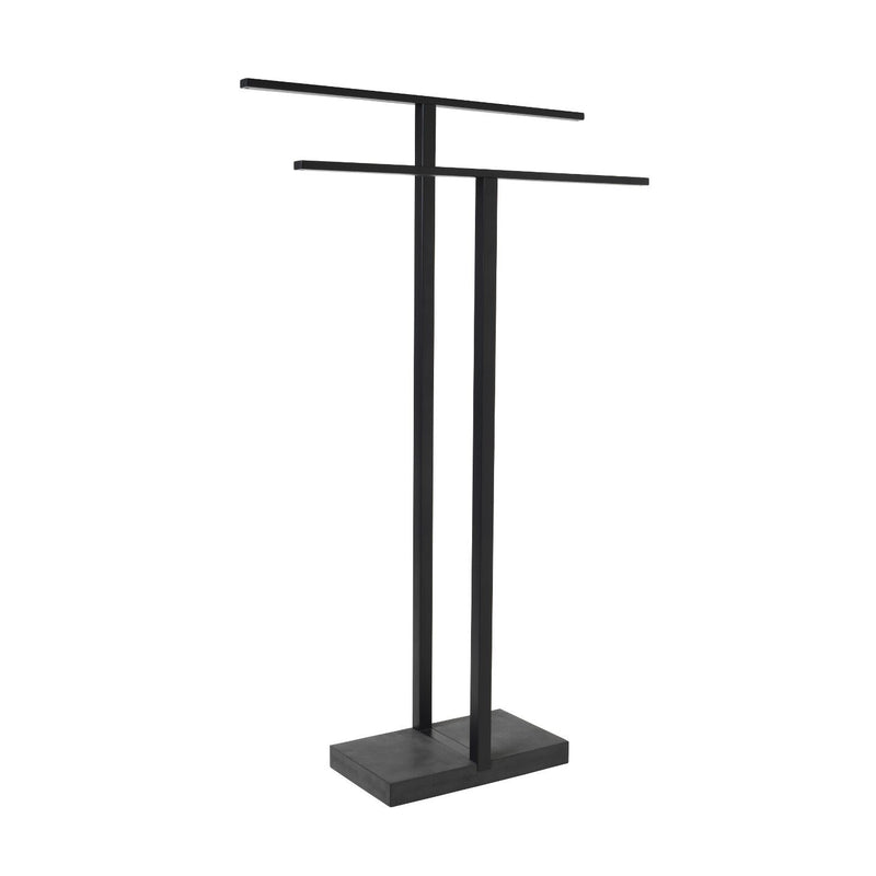 MENOTO Free Standing Towel Rack - Black