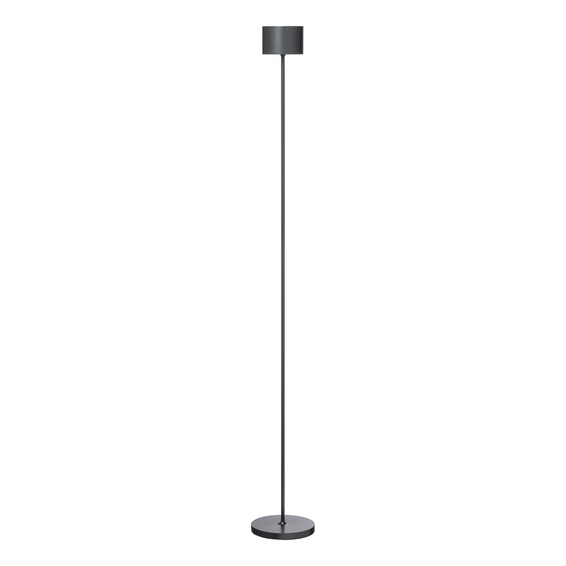 FAROL Mobile Rechargeable LED Floor Lamp - Metallic Finish