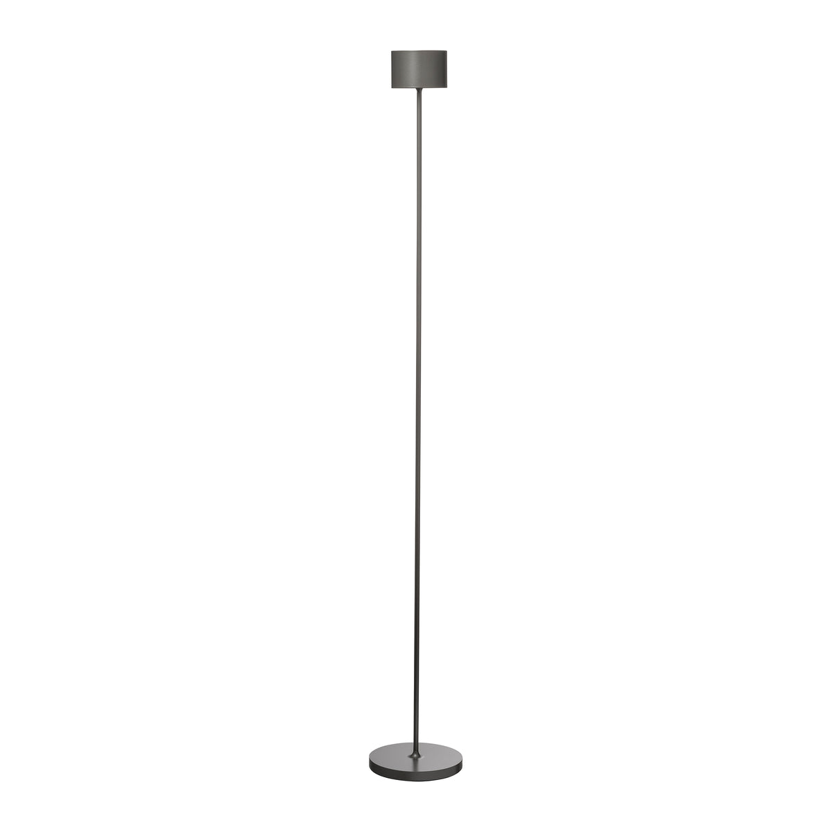 FAROL Mobile Rechargeable LED Floor Lamp - Metallic Finish