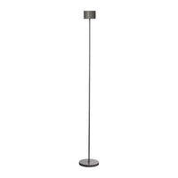 FAROL Mobile Rechargeable LED Floor Lamp - Metallic Finish