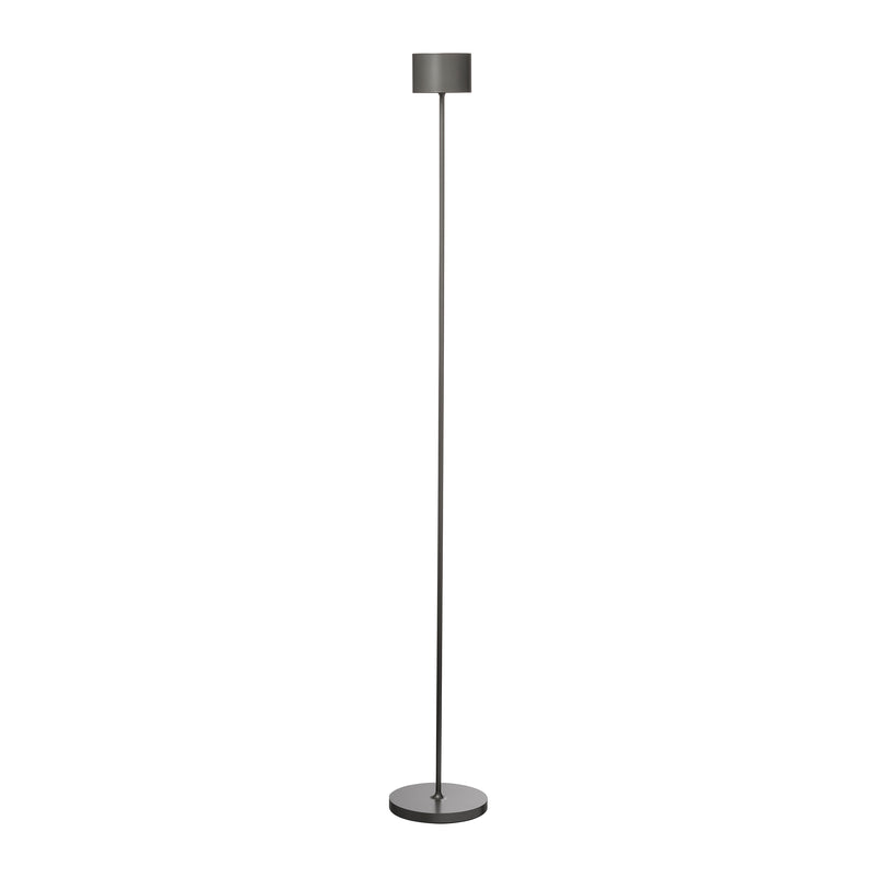 FAROL Mobile Rechargeable LED Floor Lamp - Metallic Finish