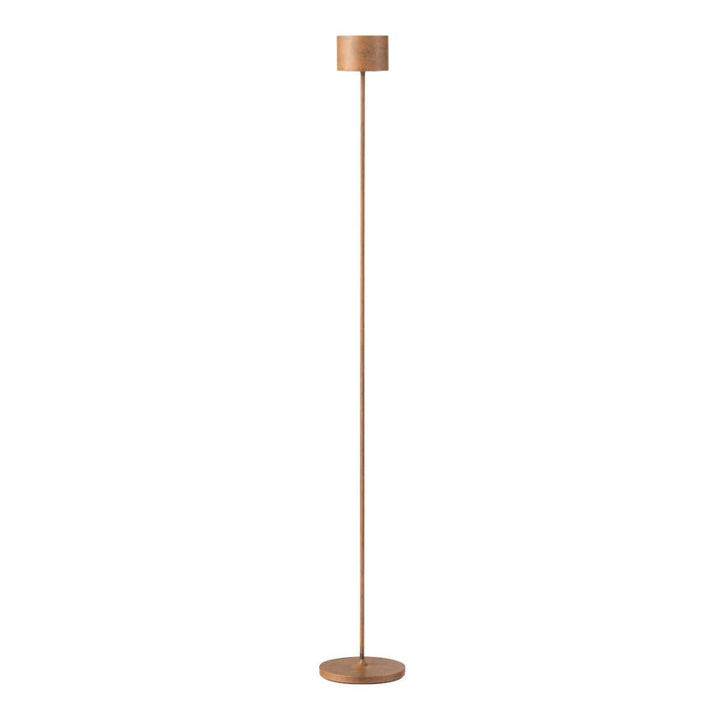 FAROL Mobile Rechargeable LED Floor Lamp - Metallic Finish