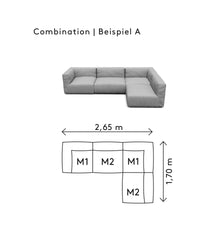 GROW Outdoor Patio Sectional Sofa Combination A
