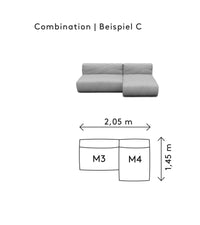 GROW Outdoor Patio Sectional Sofa Combination C