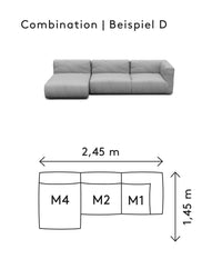 GROW Outdoor Patio Sectional Sofa Combination D