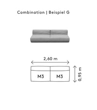 GROW Outdoor Patio Sectional Sofa Combination G