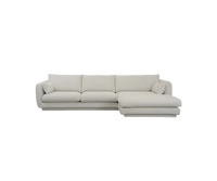 Bloom 2-seater sofa with chaise longue, left and plinth sectional sofa by Cane-line, designed by Cane-line Design