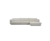 Bloom 3-seater sofa with chaise longue, left and plinth sectional sofa by Cane-line, designed by Cane-line Design