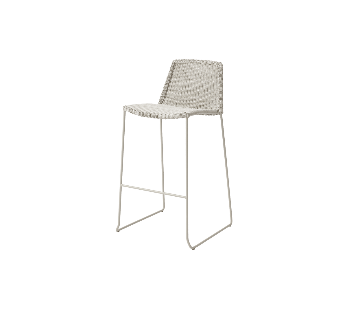 Breeze bar chair sand white background image by Cane-line