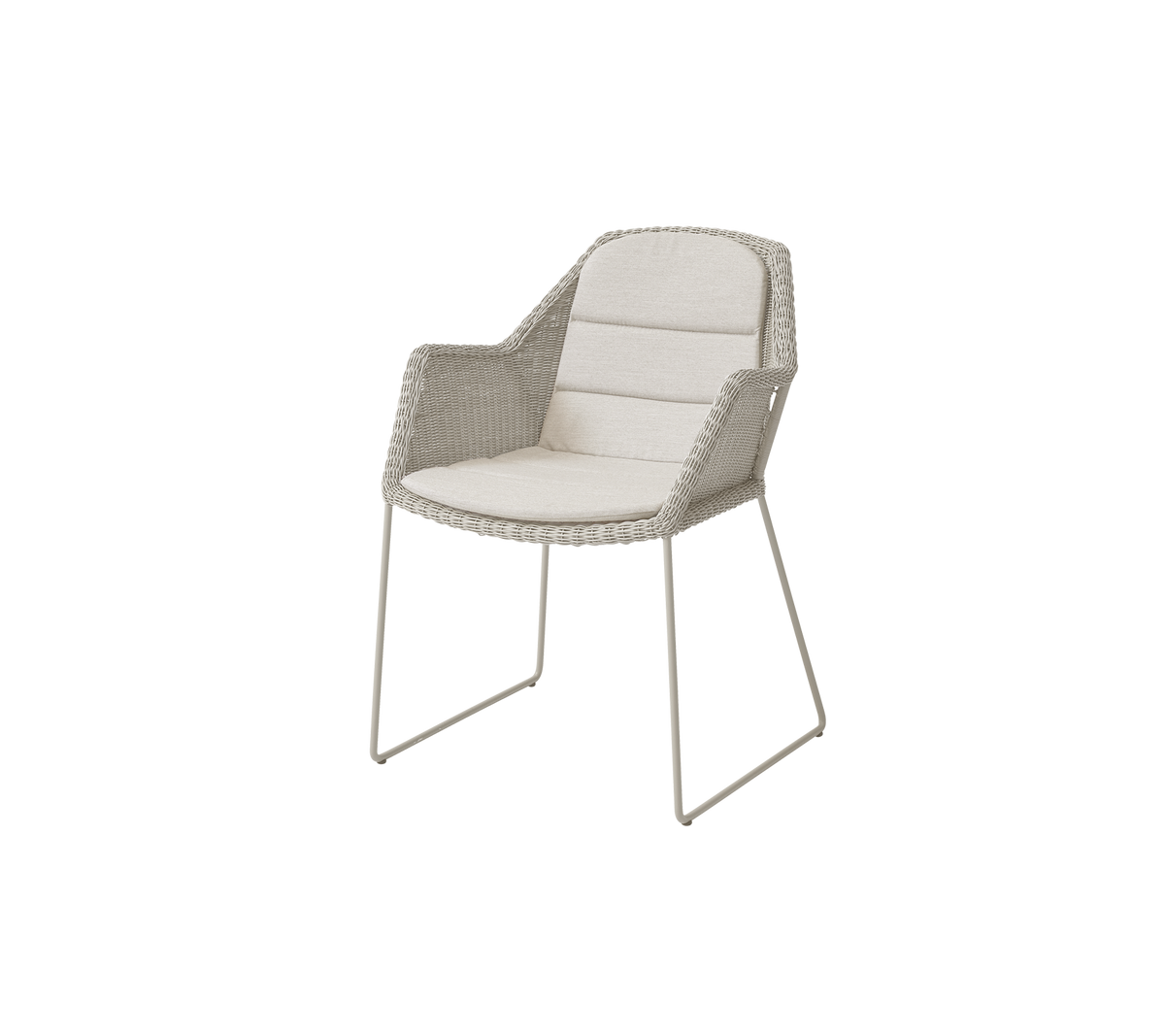 Breeze chair sand white background image by Cane-line