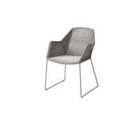 Breeze chair taupe white background image by Cane-line