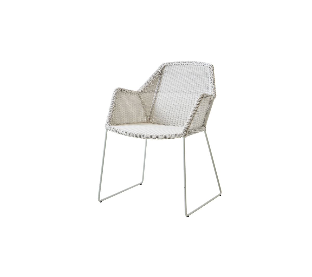 Breeze chair white grey white background image by Cane-line