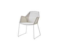 Breeze chair white grey white background image by Cane-line