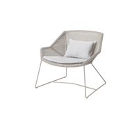 Breeze lounge chair sand white background image by Cane-line