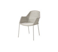 Breeze stackable chair sand white background image by Cane-line