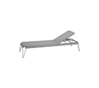 Breeze sunbed light grey white background image by Cane-line
