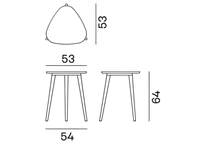 Brick Side Coffee Table