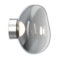 Melt Mini Surface Light, Nickel Polished Polycarbonate by Tom Dixon