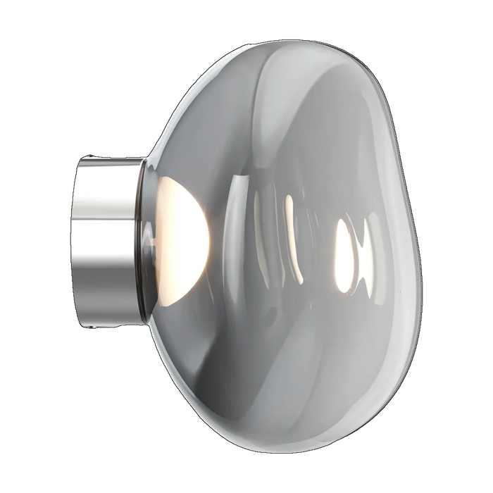 Melt Mini Surface Light, Nickel Polished Polycarbonate by Tom Dixon