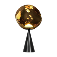 Tom Dixon Melt Fat Cone Table Light in bronze polished polycarbonate