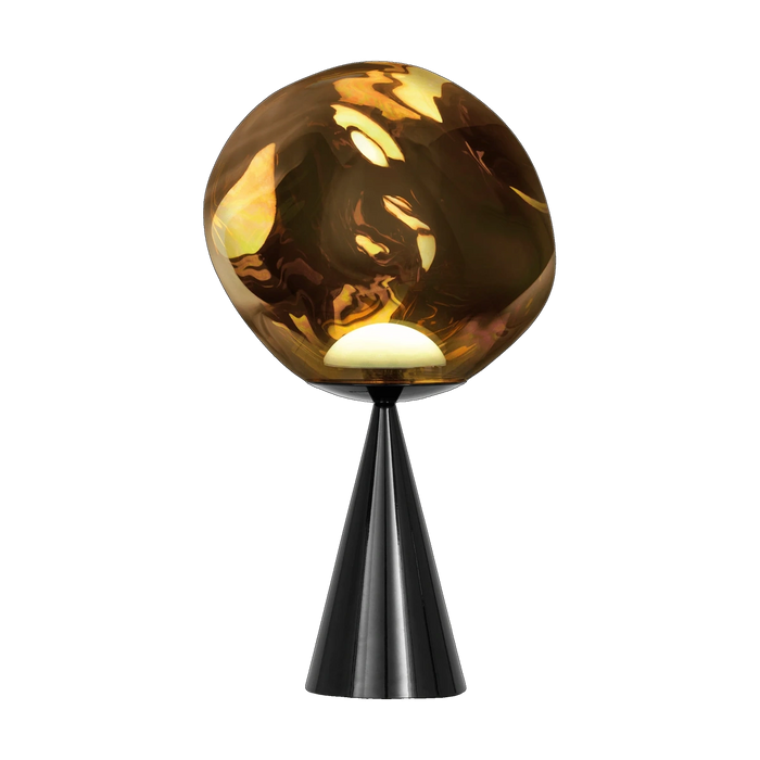 Tom Dixon Melt Fat Cone Table Light in bronze polished polycarbonate