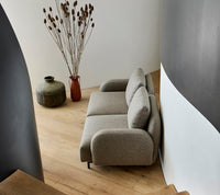 Aura 2-seater sofa lifestyle image by Cane-line, designed by Foersom & Hiort-Lorenzen MDD