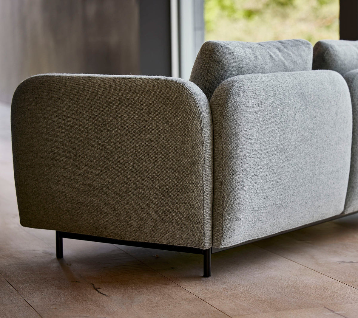 Aura 3-seater sofa lifestyle image by Cane-line, designed by Foersom & Hiort-Lorenzen MDD