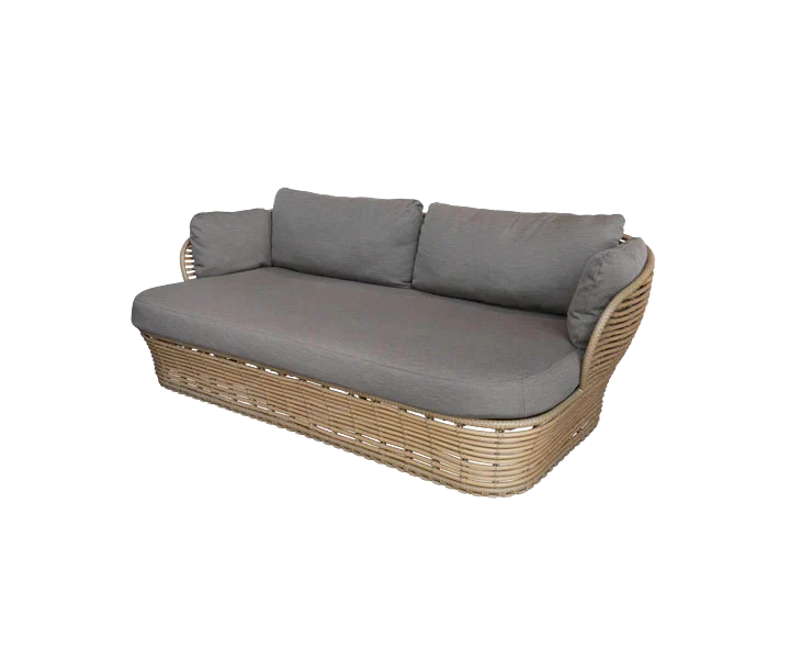 Basket 2-seater sofa outdoor sofa by Cane-line, designed by Søren Rose Studio