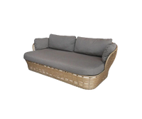 Basket 2-seater sofa outdoor sofa by Cane-line, designed by Søren Rose Studio