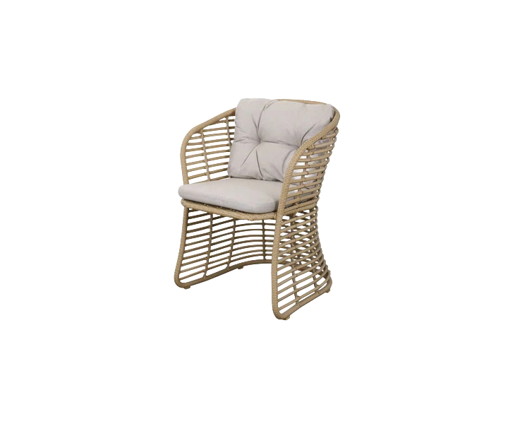 Basket chair outdoor dining chair by Cane-line