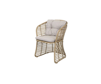 Basket chair outdoor dining chair by Cane-line