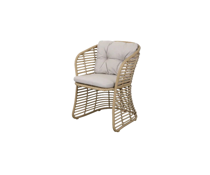 Basket chair outdoor dining chair by Cane-line