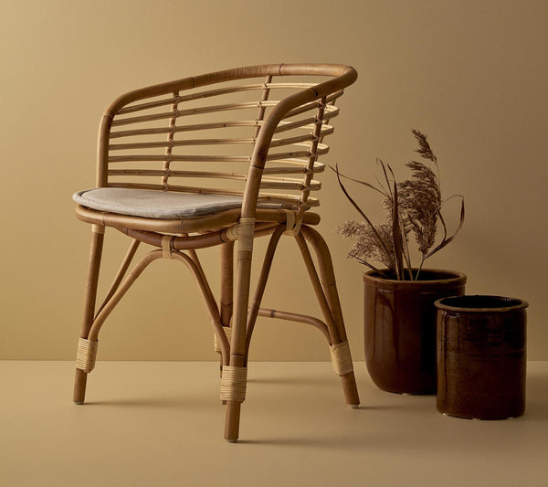 Blend armchair indoor dining chair by Cane-line, designed by Foersom & Hiort-Lorenzen MDD