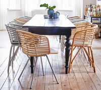 Blend armchair indoor dining setting by Cane-line, designed by Foersom & Hiort-Lorenzen MDD