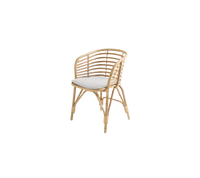 Blend armchair with white cushion by Cane-line, designed by Foersom & Hiort-Lorenzen MDD