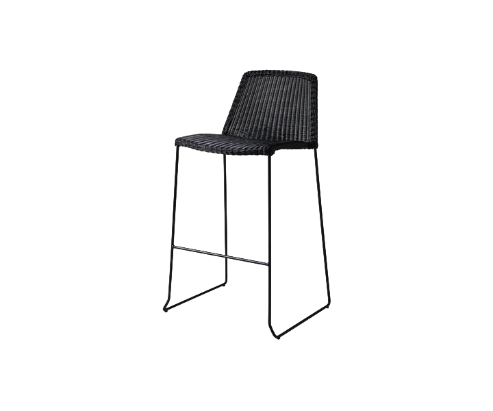 Breeze bar chair outdoor bar stool by Cane-line, designed by Strand+Hvass