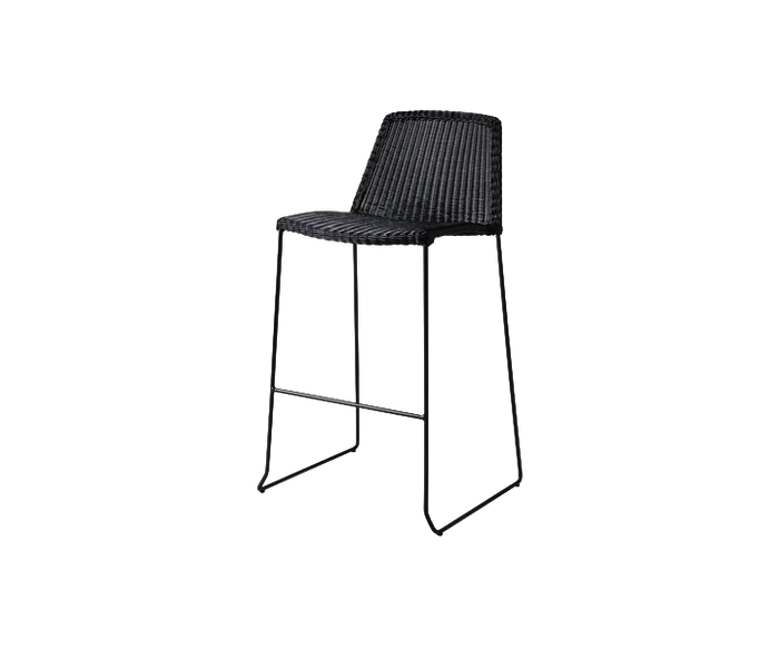 Breeze bar chair outdoor bar stool by Cane-line, designed by Strand+Hvass