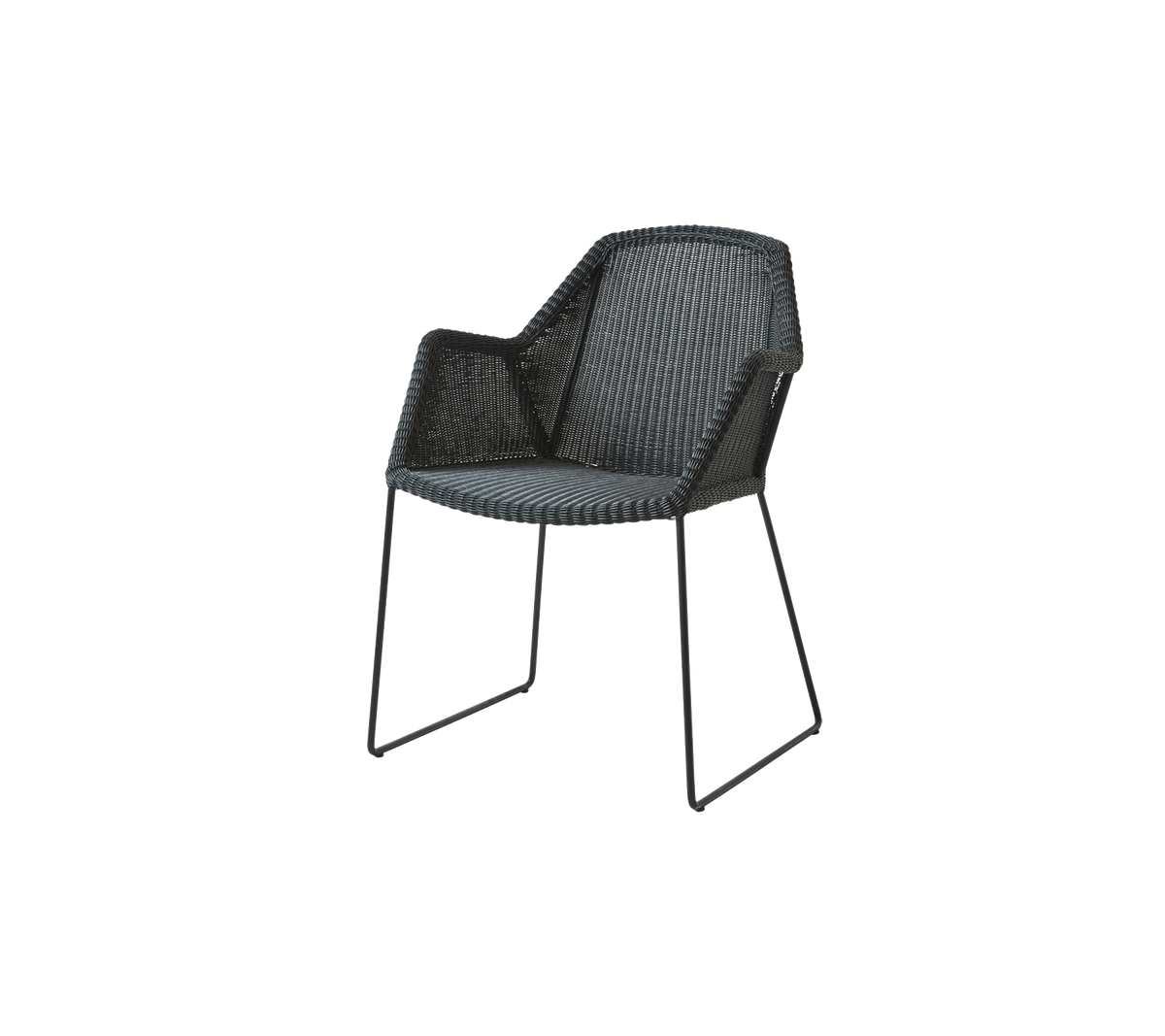 Breeze chair black white background image by Cane-line