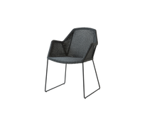 Breeze chair black white background image by Cane-line