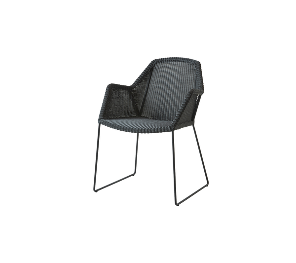 Breeze chair black white background image by Cane-line
