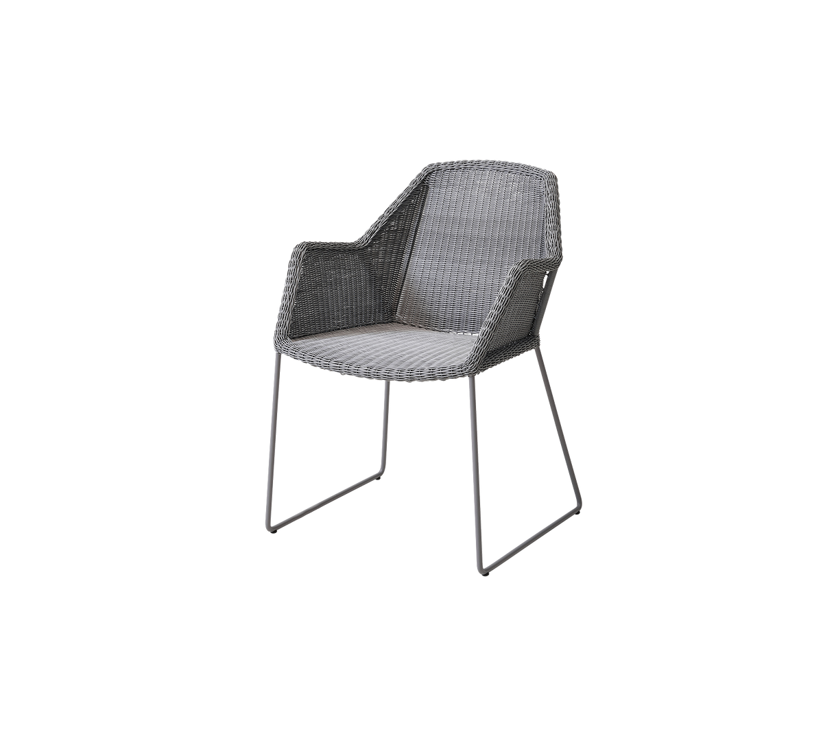 Breeze chair light grey white background image by Cane-line